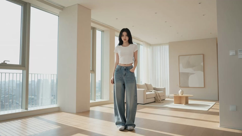 High-Rise Wide-Leg Jeans